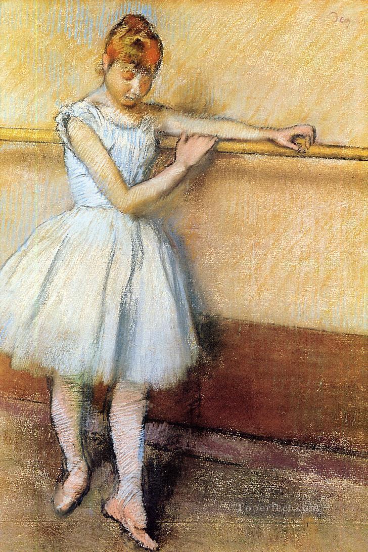 Dancer at the Barre Edgar Degas circa 1880 Impressionism ballet dancer Edgar Degas Oil Paintings